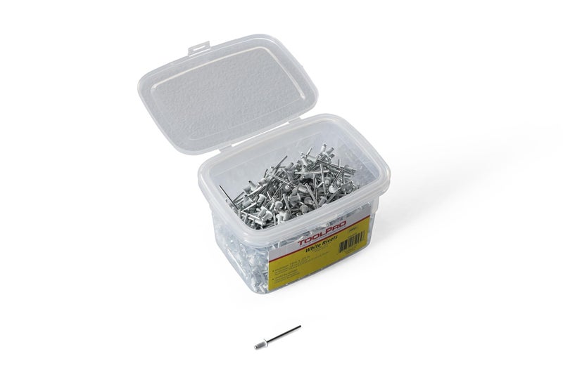 TOOLPRO مسامير ToolPro Pop للأسقف، 1/8 بوصة (500، أبيض) - Image 2